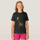 T-shirt Giraffe Jaune (Devant entier)