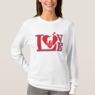 T-shirt Giraffe Love