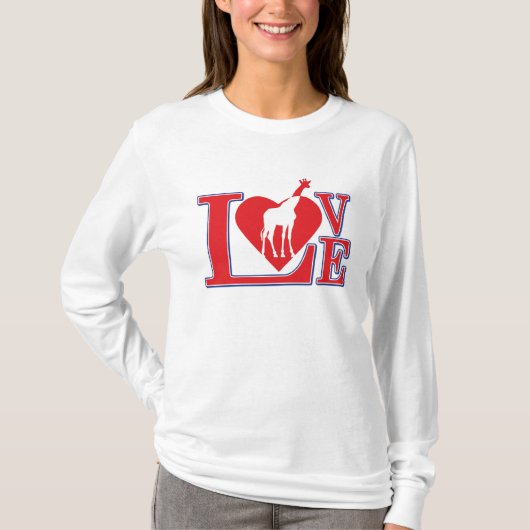 T-shirt Giraffe Love (Devant)