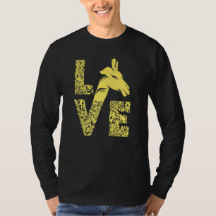 T-shirt Giraffe Love Ruminant le plus grand Camelopard Saf