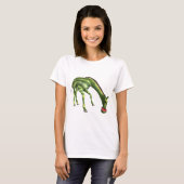 T-shirt Giraffe Manger de la pastèque (Devant entier)