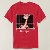 T-shirt Giraffe mathamatique (Design devant)