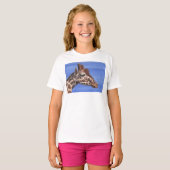 T-shirt Giraffe pensive (Devant entier)