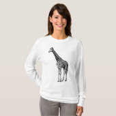 T-shirt Giraffe, Poster de animal, Animaux sauvage (Devant entier)
