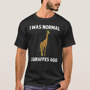 T-shirt Giraffe Pour Hommes Femmes Safari Zoo Giraffe 1