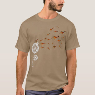 T-shirt Giraffe Retro Puff Ball Dandelion