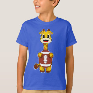 T-shirt Giraffe Sports de football américain