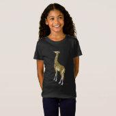 T-Shirt Giraffe Toddlers Ruffle (Devant entier)