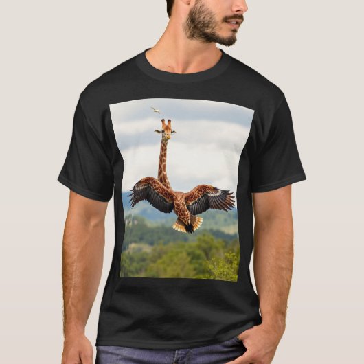 T-shirt Giraffe volant (Devant)