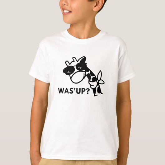 T-shirt Giraffe What's Up (Devant)