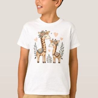 T-shirt Giraffe Whimsical Boho