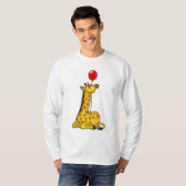 T-shirt Giraffe with Balloon (Devant entier)