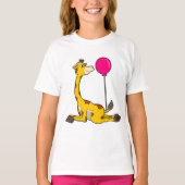 T-shirt Giraffe with Balloon (Devant)