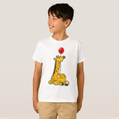 T-shirt Giraffe with Balloon (Devant entier)