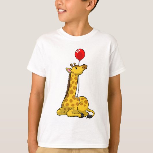 T-shirt Giraffe with Balloon (Devant)