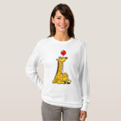 T-shirt Giraffe with Balloon (Devant entier)