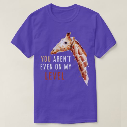 T-shirt Giraffes Funny Giraffe (Design devant)