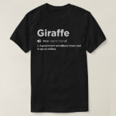 T-shirt Giraffes n'existe pas 2 (Design devant)