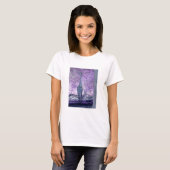 T-shirt Giraffes pourpres (Devant entier)
