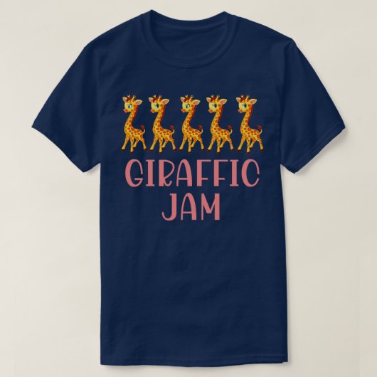 T-shirt Giraffic Jam Funny Giraffe (Design devant)