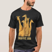 T-shirt Giraffic Jam Funny Giraffe Trafic Pun classique T- (Devant)