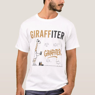 T-shirt Giraffiter – Artiste de Graffiti de Girafe Drôle P
