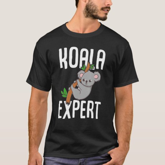 T-shirt Girl Cute Koala Oear Expert (Devant)