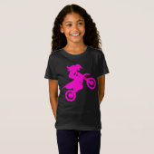 T-Shirt Girl Dirt Bike (Devant entier)