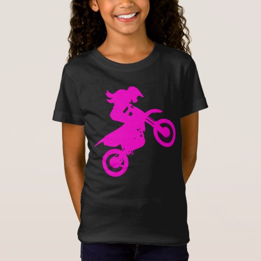 T-Shirt Girl Dirt Bike (Devant)