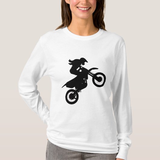 T-shirt Girl Dirt Bike (Devant)