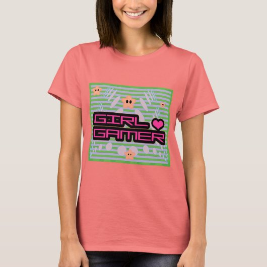 T-shirt Girl Gamer (Devant)