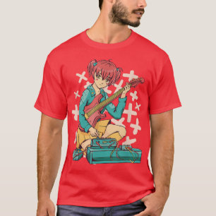 T-shirt Girl Guitar Anime manga Chibi Kawaii otaku 959