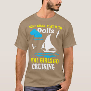 T-shirt Girl Play Go Cruising Ship Ocean