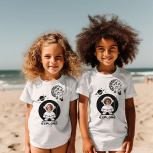 T-Shirt Girl Power Explorer Plus d'astronautes Photo perso