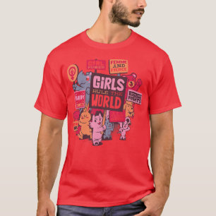 T-shirt Girl Power Feminist Classic par Tobe Fonseca