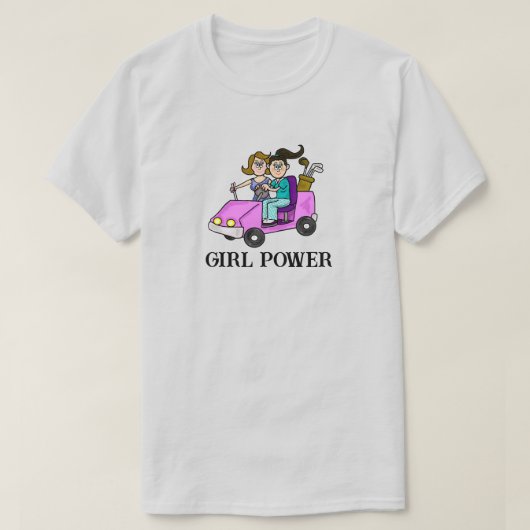 T-shirt Girl Power Golf (Design devant)