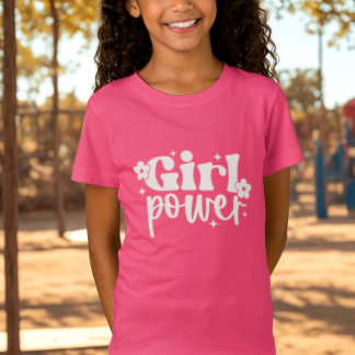 T-Shirt Girl Power Pink