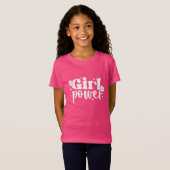 T-Shirt Girl Power Pink (Devant entier)