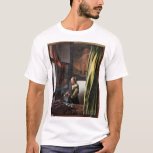 T-shirt Girl Reading a Letter à Open Window, Vermeer