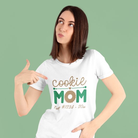 T-shirt Girl Scout Cookie Mom Appreciation Custom