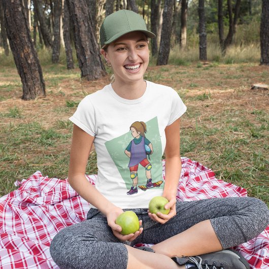T-shirt Girl Skateboarder