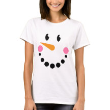 T-shirt Girl Snowman (Design 1)