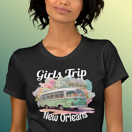 T-shirt Girl Trip New Orleans Texte modifiable