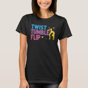 T-shirt Girl Tumbling Gymnast Gymnastique Tumbler 15