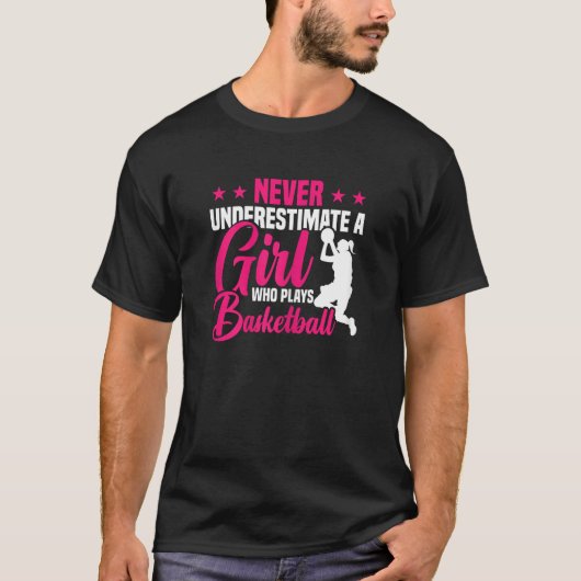 T-shirt Girl Who Plays Basketball (Devant)