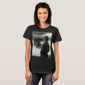 T-shirt Girl with clouds (Devant entier)