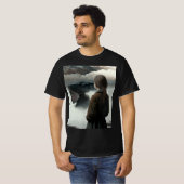 T-shirt Girl with clouds (Devant entier)