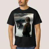 T-shirt Girl with clouds (Devant)