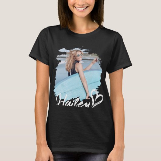 T-shirt Girlfriend Nge Heart Simple Modern Cool Photo (Devant)