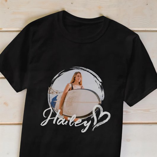 T-shirt Girlfriend Simple Modern Grunge Heart Cool Photo